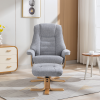 Sardinia Recliner Chair & Footstool in Chacha Dove